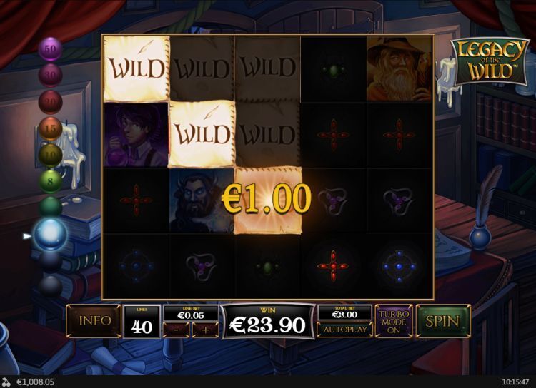 Legacy of the Wild slot Wild feature