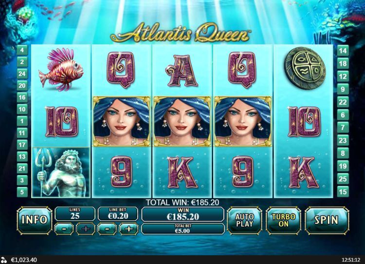 Atlantis Queen slot big win