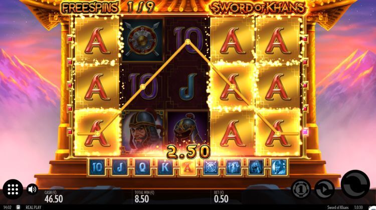 Sword of Khans slot Free Spins