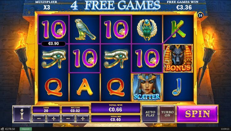 Age of Egypt slot Playtech Free Spins
