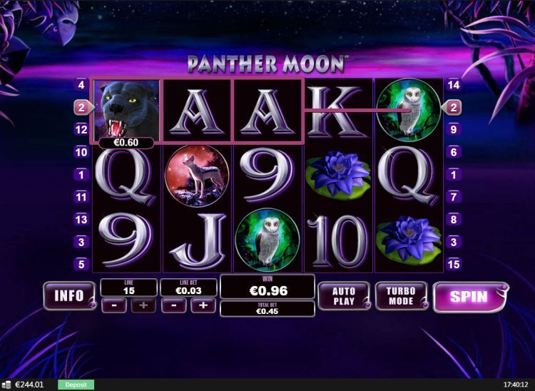 Panther Moon slot gameplay
