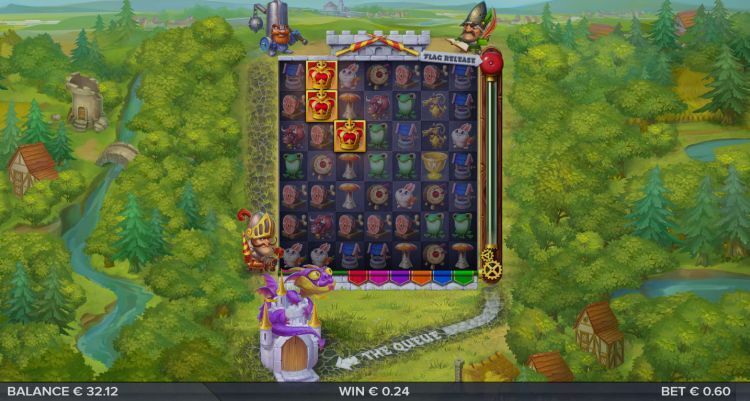 Micro Knights slot bonus trigger