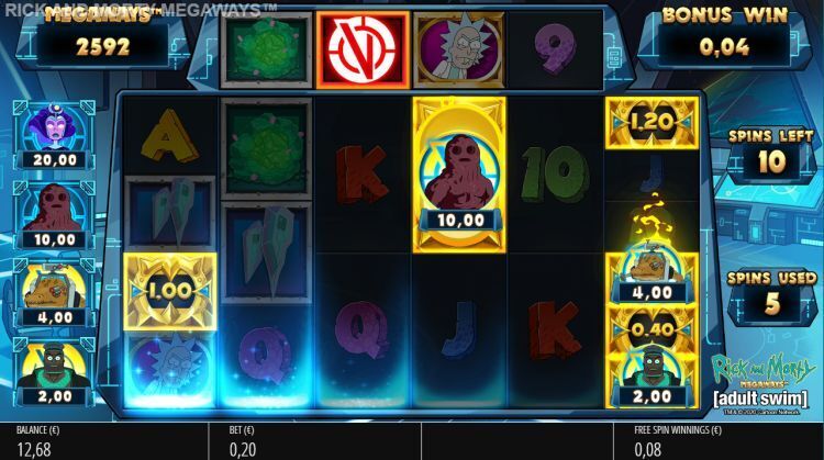 Rick and Morty Megaways - Vindicators Bonus