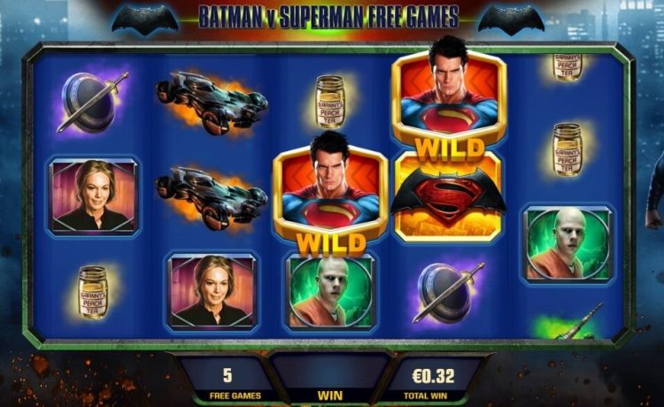 Batman v Superman: Dawn of Justice slot Free Spins