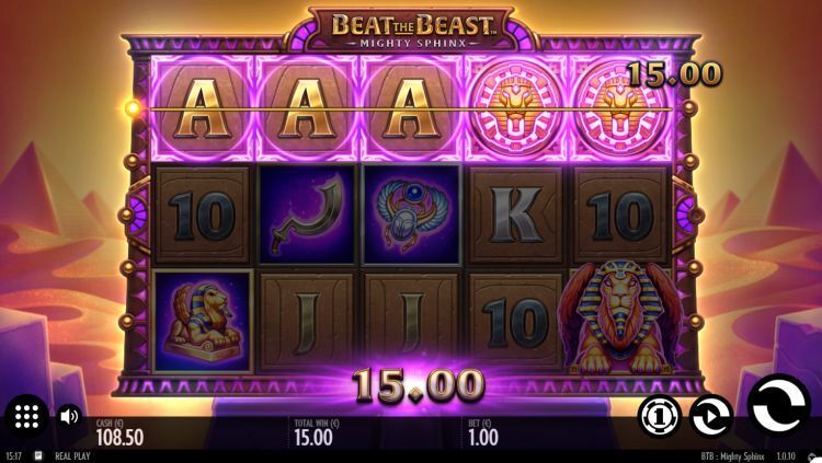 Beat The Beast: Mighty Sphinx gokkast review Thunderkick