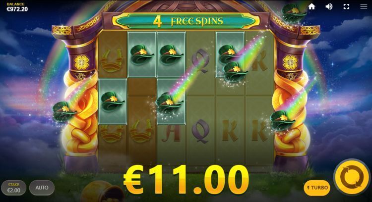 Rainbow Jackpots Power Lines Red Tiger slot bonus