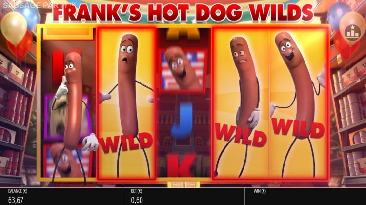Sausage Party gokkast feature