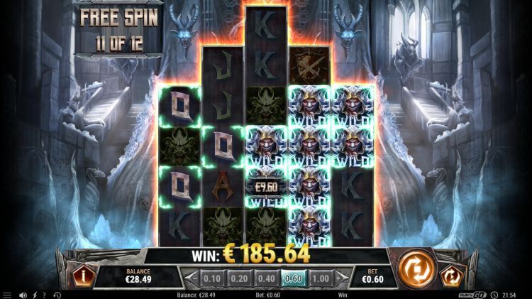 Testament slot Free Spins mega win