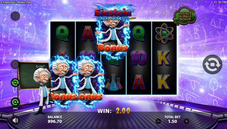 Einstein Eureka Moments Deluxe slot win