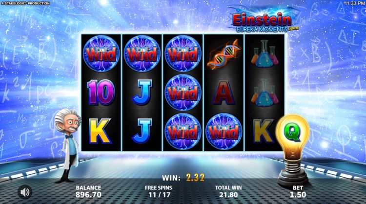 Einstein Eureka Moments Deluxe slot Free Spins