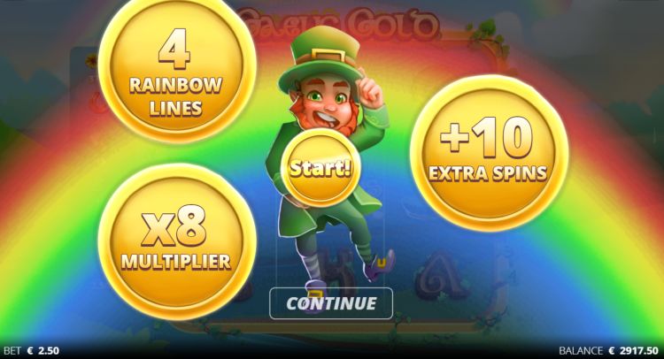 Gaelic Gold gokkast Free Spins win
