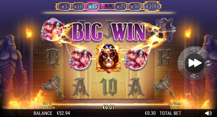 Rise of the Mountain King slot big win