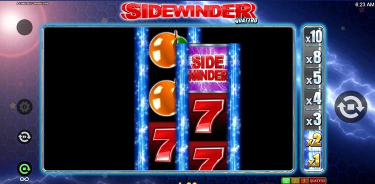 Sidewinder Quattro online gokkast gameplay