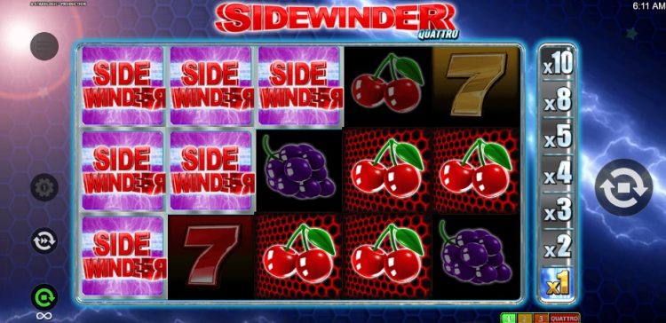 Stakelogic Sidewinder Quattro slot review