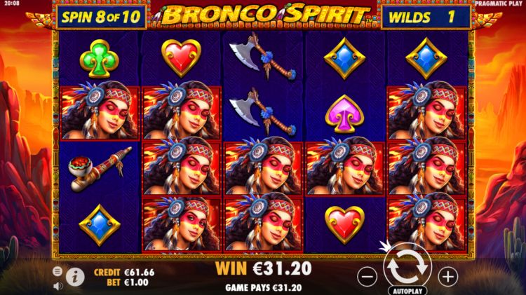 Bronco Spirit slot big win