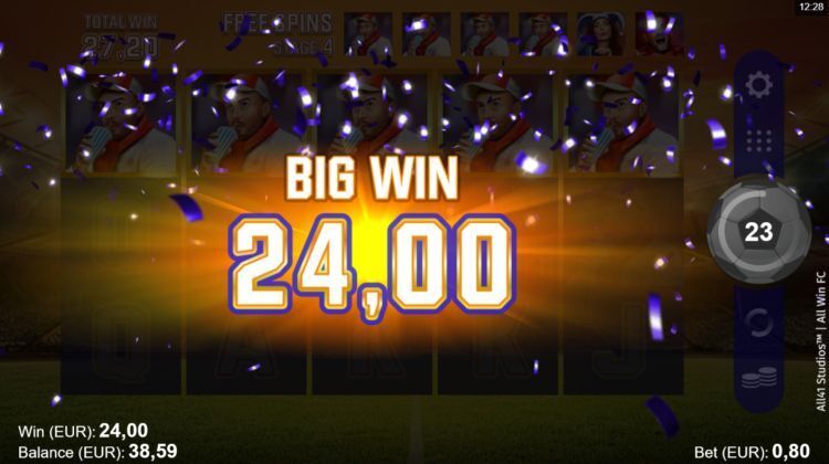 All Win FC online slot big win