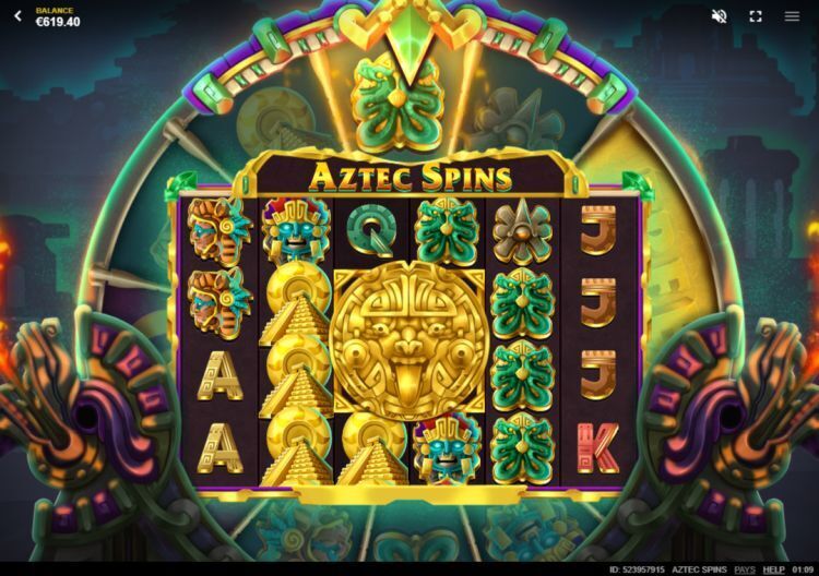 Aztec Spins gokkast bonus feature win