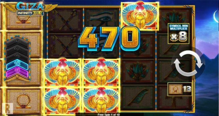 Giza Infinity Reels slot review ReelPlay