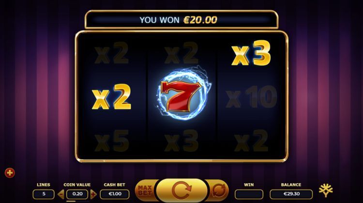 Lightning Joker gokkast Multiplier feature