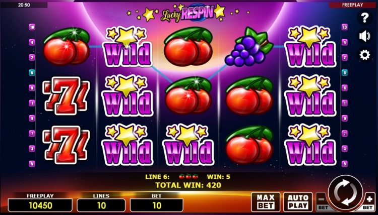 Lucky Respin slot gameplay