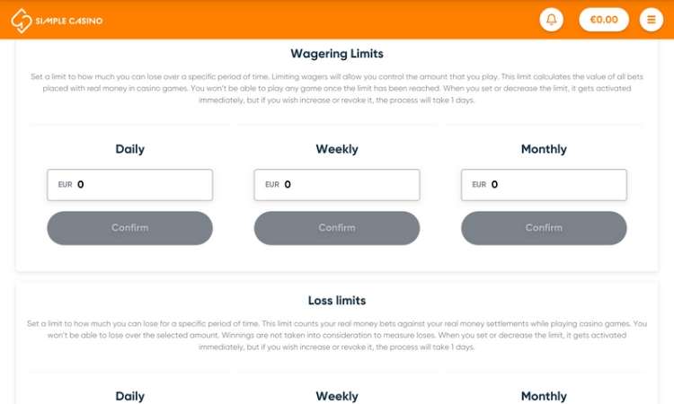 Simple Casino Verantwoord Gokken
