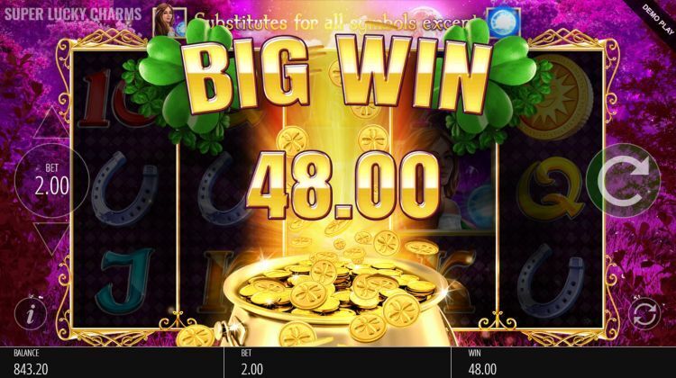 Super Lucky Charms gokkast big win