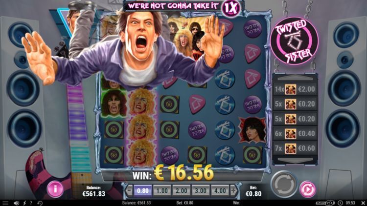Twisted Sister slot