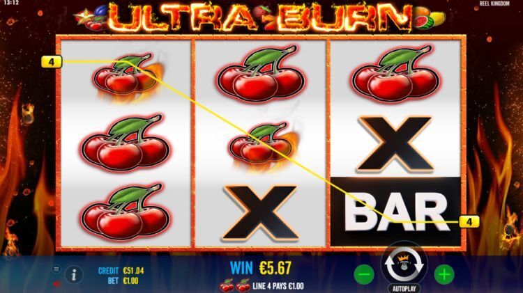 Ultra Burn slot win
