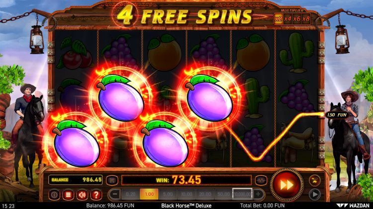 Black Horse Deluxe gokkast Free Spins