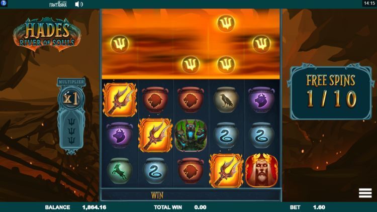 Hades River of Souls online slot bonus trigger