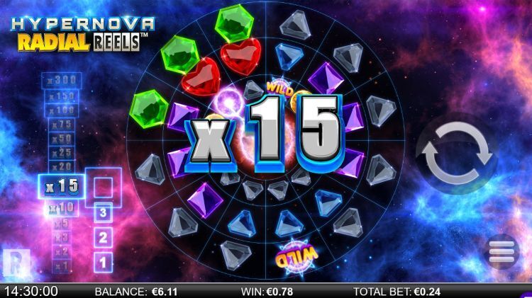 Hypernova Radial Reels online slot review