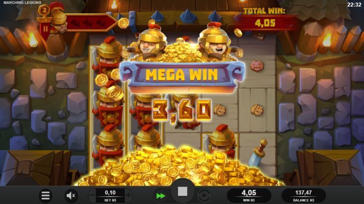 Marching Legions gokkast bonus big win