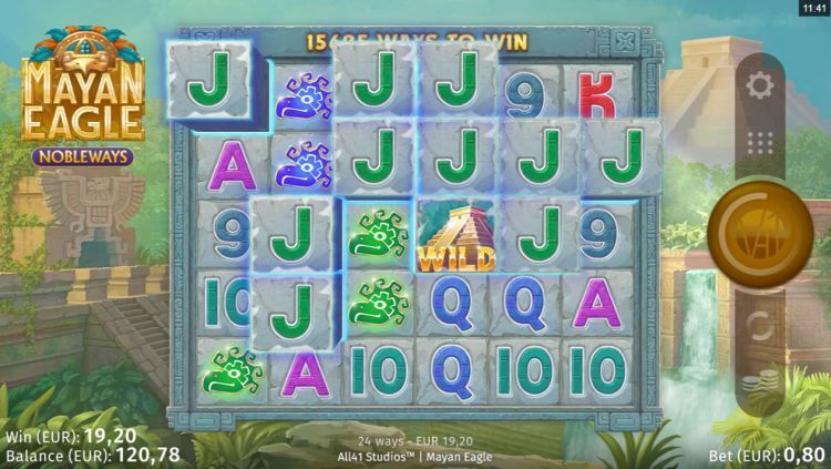 Mayan Eagle Nobleways slot mystery win bonus
