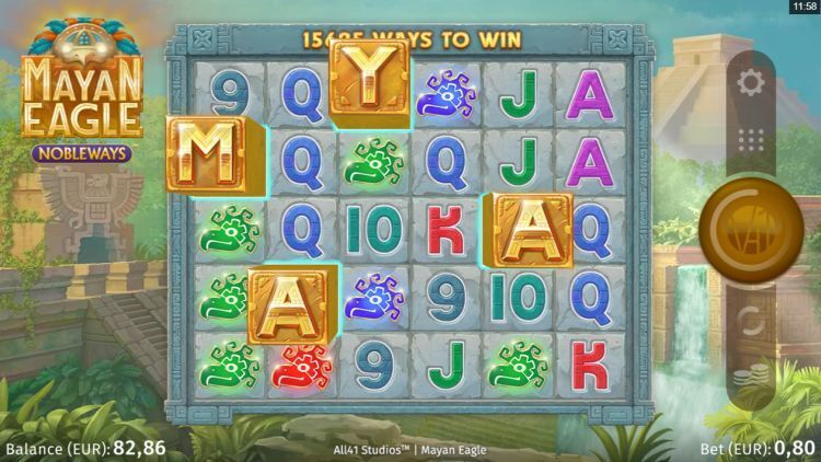 Mayan Eagle Nobleways slot Microgaming