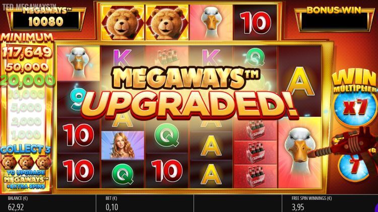 Ted Megaways gokkast bonus