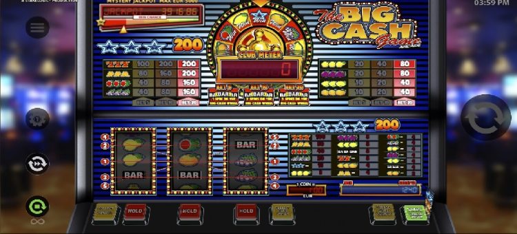The Big Cash Game Arcade online slot gameplay