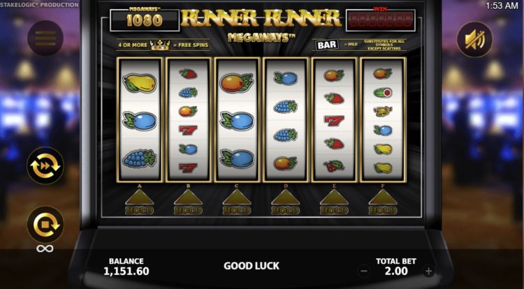 Runner Runner Megaways online slot Stakelogic