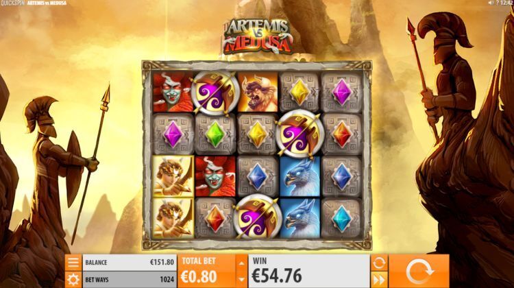 Artemis vs Medusa slot bonus trigger