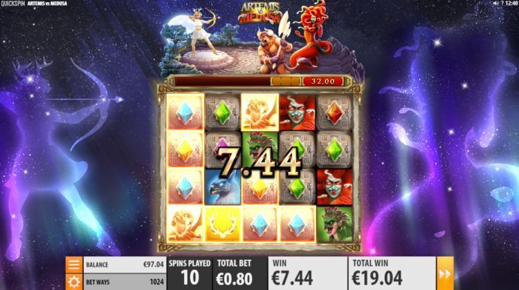 Artemis vs Medusa online slot Free Spins