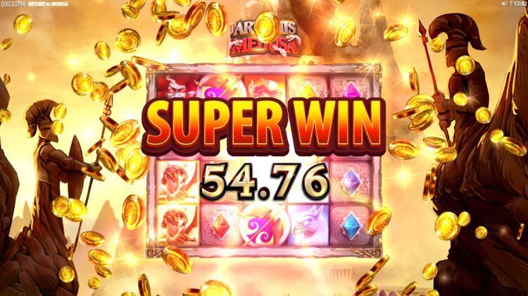 Artemis vs Medusa gokkast super win