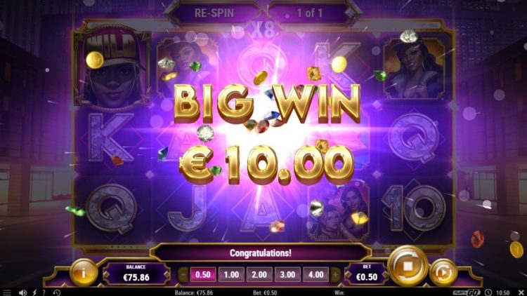 Blinged slot big win
