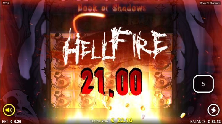 Book of Shadows gokkast big win