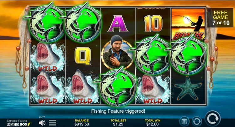 Extreme Fishing gokkast Free Spins bonus