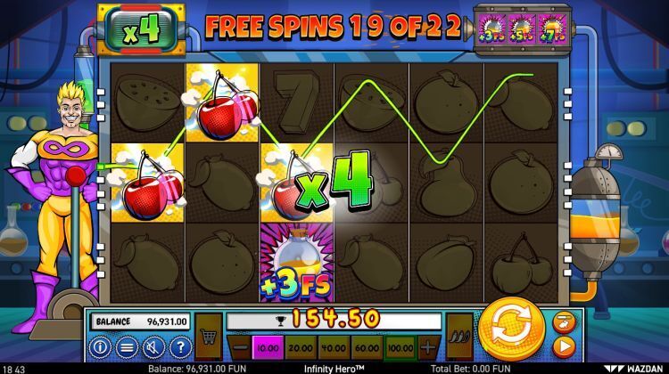 Infinity Hero slot Free Spins bonus