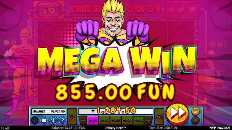 Infinity Hero online gokkast mega win