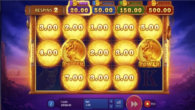 Buffalo Power Hold and Win gokkast bonus gameplay