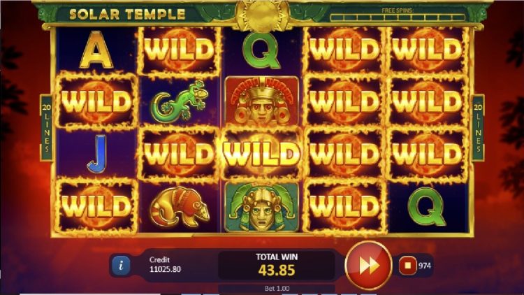 Solar Temple slot feature