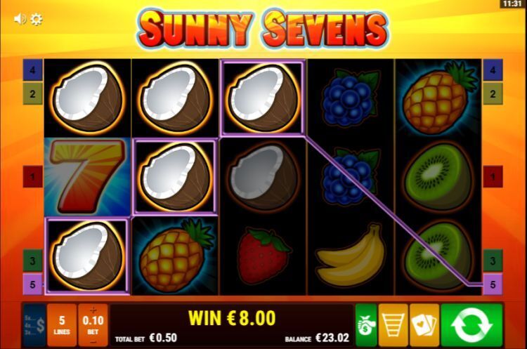 Sunny Sevens online slot review