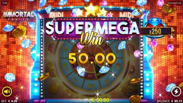 Immortal Fruits slot review big win