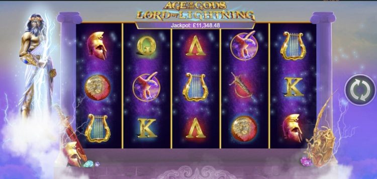 Age of the Gods Lord of Lightning gokkast gameplay